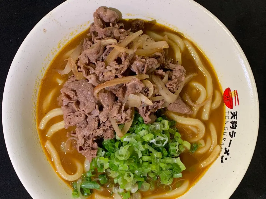 Beef Udon at Tengu Ramen, a Japanese restaurant in Delano